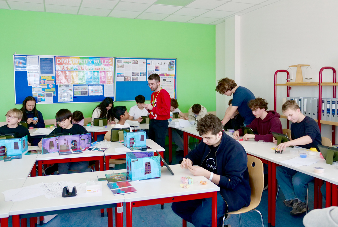 Workshop in voller Aktion