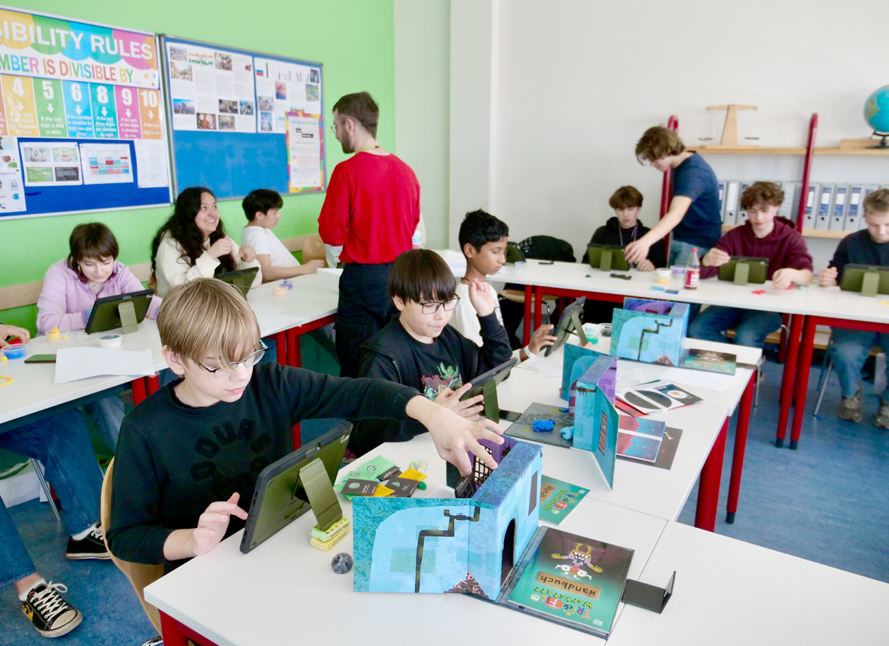 Workshop in voller Aktion